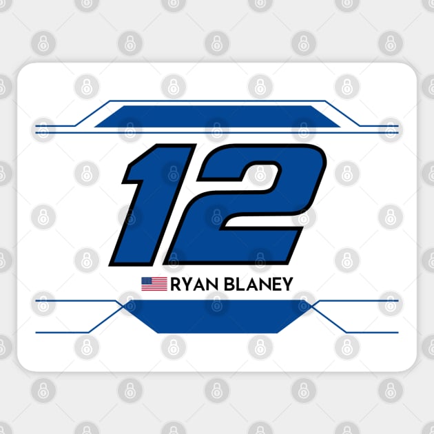 Ryan Blaney #12 2023 NASCAR Design Sticker by AR Designs 